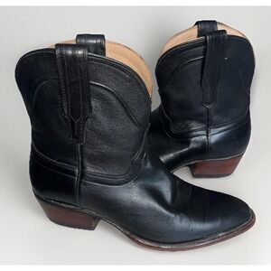Tecovas The Penny Black Leather Western Boots Women's 7.5B Handmade Mexico 2002
